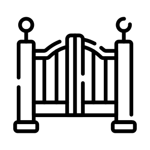 Gate, Gateway, Door, Doorway, Entrance icon