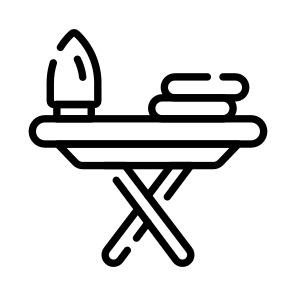 Iron, Press, Stand, Board, Desk icon