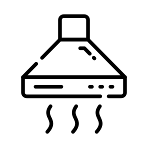 Kitchen, Kitchenware, Household, Fixture, Hood icon