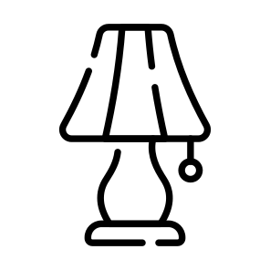 Lamp, Lampshade, Light, Illumination, Decor icon