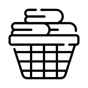 Laundry, Clothes, Bucket, Basket, Clean icon