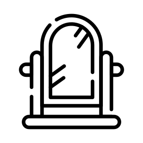 Mirror, Reflection, Glass, Vanity, Fixture icon