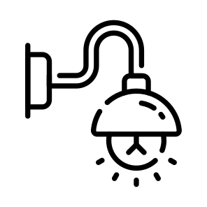 Mounted, Hanging, Fixture, Lamp, Light icon