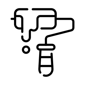 Roller, Paintbrush, Brush, Painting, Tool icon