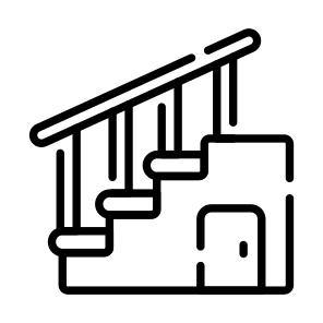 Staircase, Stairs, Steps, Renovation, Railing icon