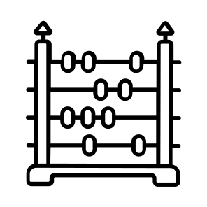 Abacus, Calculator, Counting, Frame, Totalizer icon