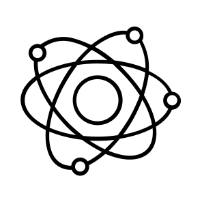 Atom, Molecule, Science, Chemistry, Education icon