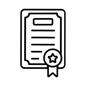 Certificate, Achievement, Document, Diploma, Award icon