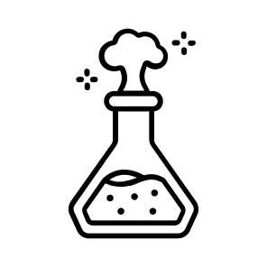 Chemical, Reaction, Chemistry, Experiment, Flask icon