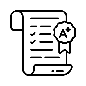 Grade, Sheet, A Plus, Exam, Result icon