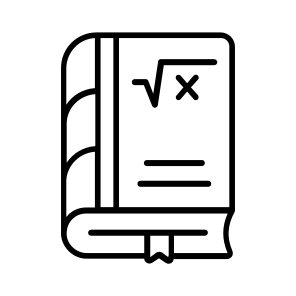 Math, Knowledge, Education, Course, Handbook icon