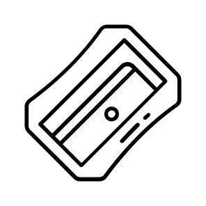 Sharpener, Pencil, Stationery, Sharpening, Blade icon