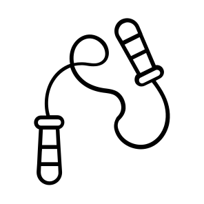 Skipping, Jumping, Rope, Fitness, Exercise icon