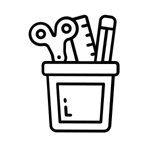 Stationery, School, Office, Supplies, Pencils icon