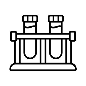 Test Tubes, Chemistry, Science, Laboratory, Equipments icon