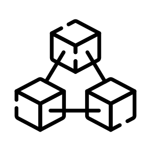 Blockchain, Network, Connection, Link, Nft icon