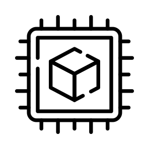 Chip, Microchip, Microprocessor, Modelling, Simulation icon