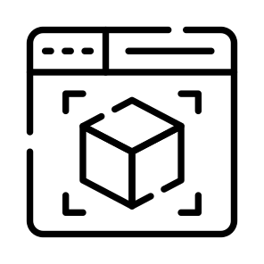 D, Modelling, Model, Cube, Rendering icon