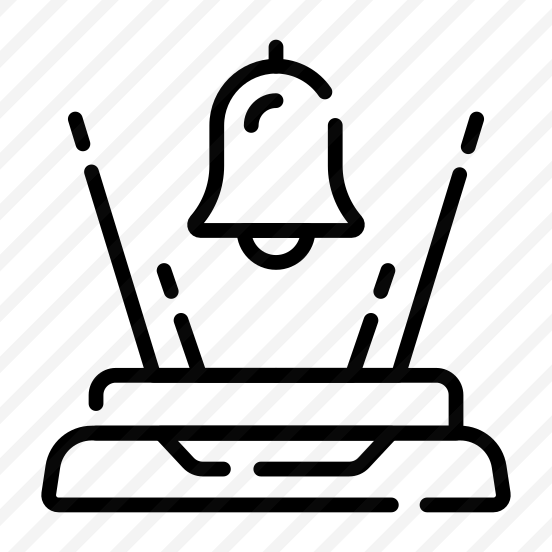 Hologram, Bell, Notification, Alert, Projection preview