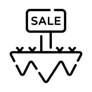 Sale, Area, Simulation, Immersive, Land icon