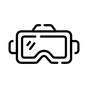 Virtual, Glasses, Goggles, Device, Vr icon