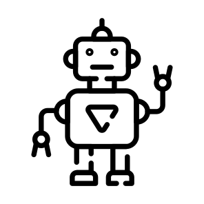 Waving, Bot, Robot, Technology, Ai icon