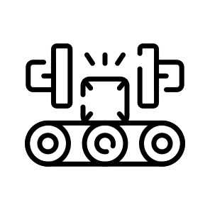 Conveyor, Manufacturing, Packaging, Production, Box, icon