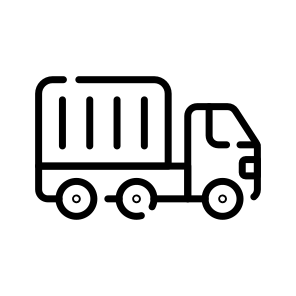 Delivery Truck, Cargo Truck, Freight, Vehicle, Shipping icon