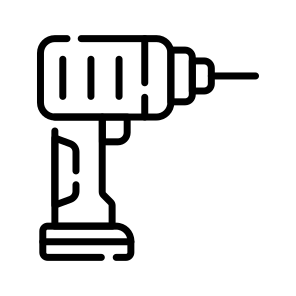 Electric, Power, Drill, Machine, Tool icon