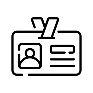 Id, Card, Identification, Identity, Access, icon