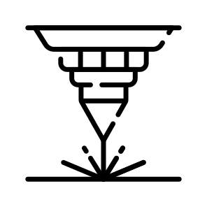 Laser, Beam, Cutter, Precision, Machine icon