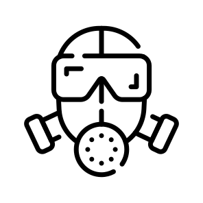 Mask, Protective, Ventilation, Safety, Respirator icon