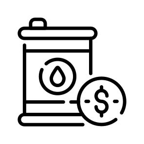 Oil, Price, Crude, Cost, Petroleum icon