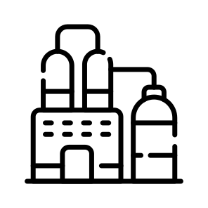 Petroleum, Sector, Factory, Refinery, Manufacturing icon