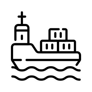 Ship, Freight, Vessel, Logistics, Shipping icon