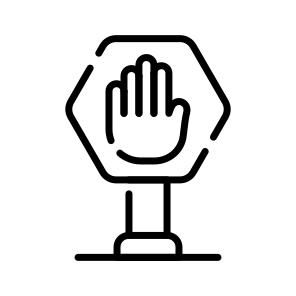 Stop, Board, Warning, Sign, Safety icon