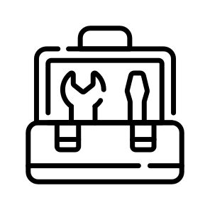 Toolbox, Tools, Chest, Kit, Equipment icon