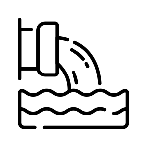 Waste, Sewage, Runoff, Effluent, Water, icon
