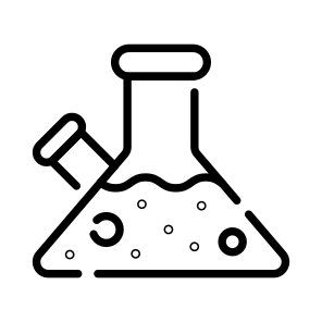 Beaker, Glasswear, Glass, Flask, Liquid icon