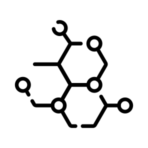 Compound, Molecules, Structure, Network, Connection,, icon