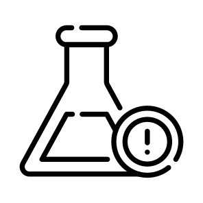 Failure, Beaker, Experiment, Glassware, Warning icon