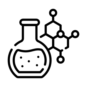 Flask, Glassware, Organic, Compound, Structure icon