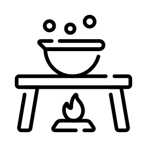 Heating, Experiment, Practical, Burner, Bowl icon