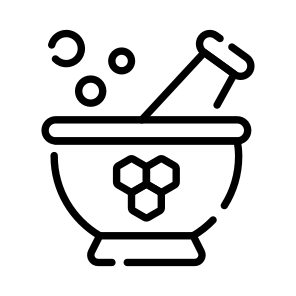 Medicine, Homeopathy, Mortar, Pestle, Herbal icon