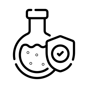 Safety, Protection, Glassware, Shield, Flask icon