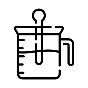 Stir, Beaker, Measuring, Cup, Rod icon