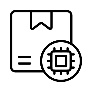 Ai, Artificial Intelligence, Parcel, Package, Delivery icon