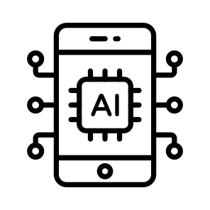 Artificial, Intelligence, Mobile, Ai, Smartphone icon