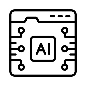Artificial, Intelligence, Website, Webpage, Web icon