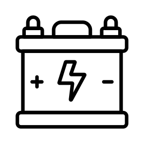 Battery, Rechargeable, Electric, Energy, Power icon